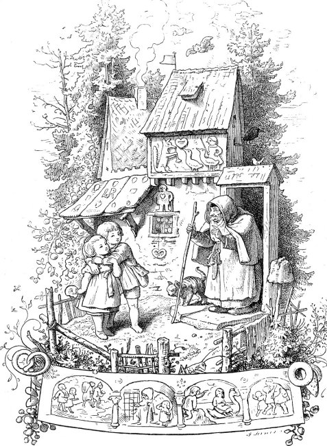 Illustration zu Hnsel und Gretel
